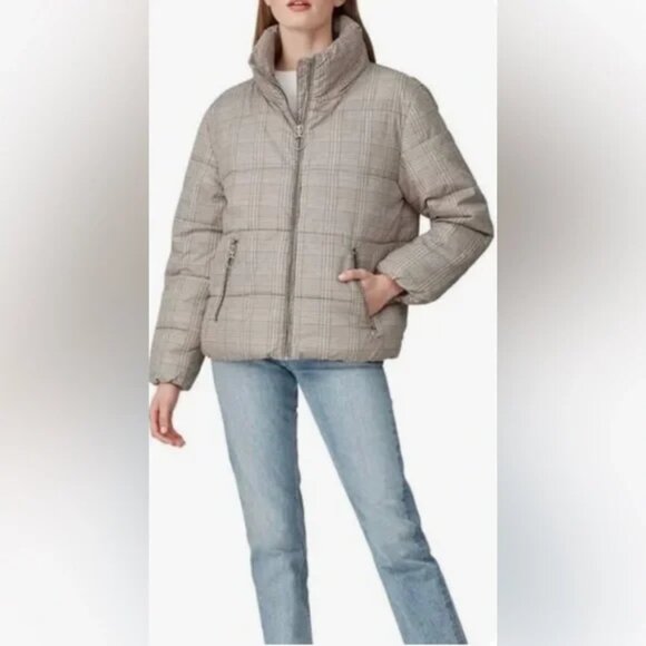 Slate & Willow plaid puffer - Picture 3 of 6